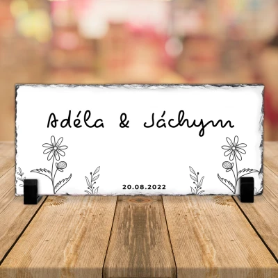 Foto Kámen - S jménem a datem