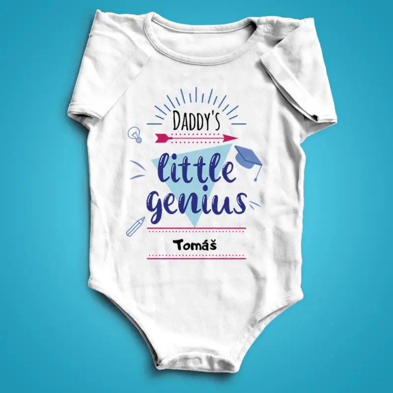 Personalizované kojenecké body - Little genius