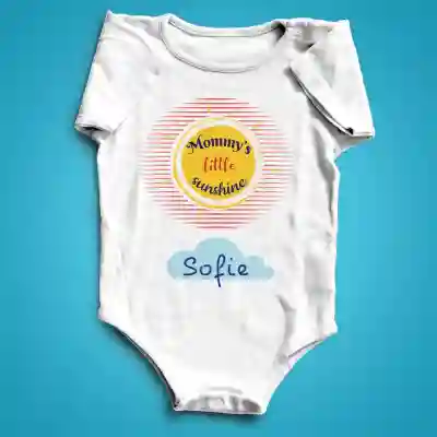 Personalizované kojenecké body - Little sunshine