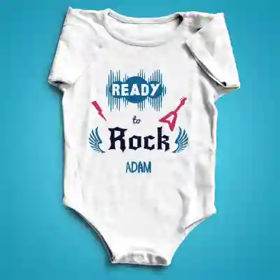 Personalizované kojenecké body - Ready to rock