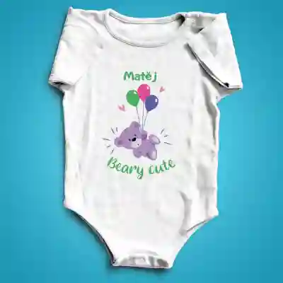 Personalizované kojenecké body - Beary cute