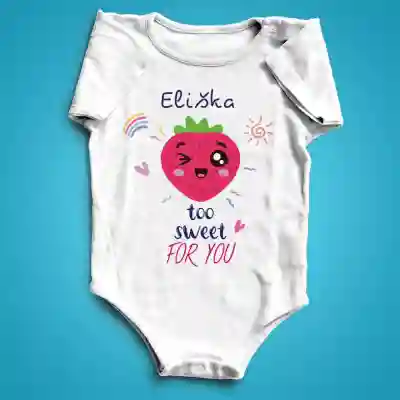 Personalizované kojenecké body - Too sweet for you