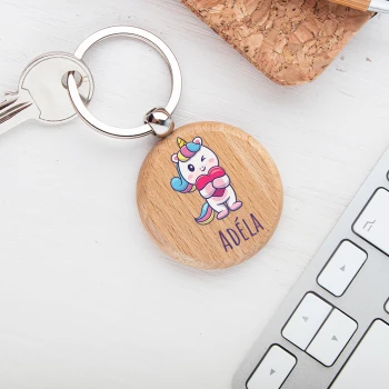 Personalizované dřevěné klíčenky