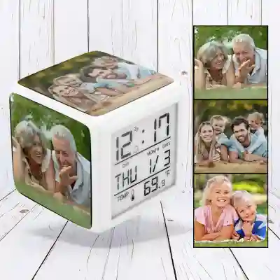 Personalizované digitální hodiny milé vzpomínky