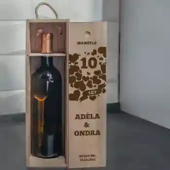 Personalizovaná krabice na víno