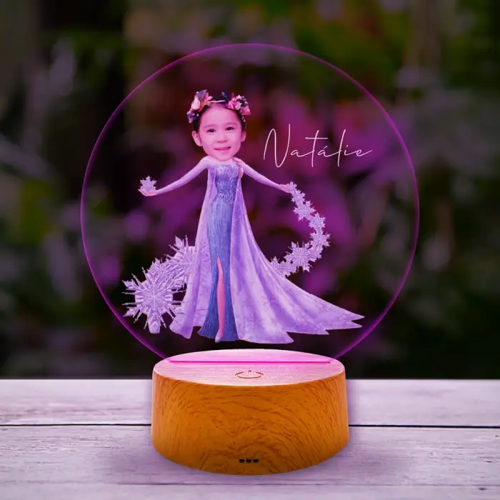 Personalizovaná LED lampa - Elsa