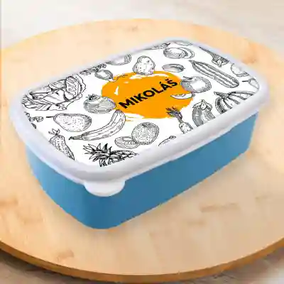 Personalizovaný lunchbox - Black and White