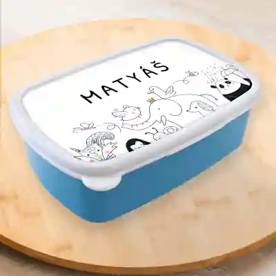 Personalizovaný lunchbox - Friendly animals