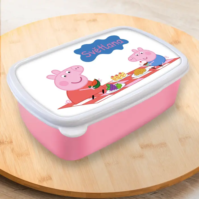 Personalizovaný lunchbox - Pepa Pig
