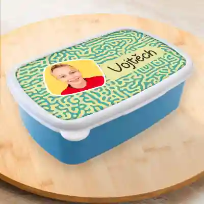 Personalizovaný lunchbox - Abstraktní pruhy