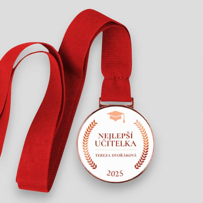Personalizovaná medaile - Nejlepší učitelka