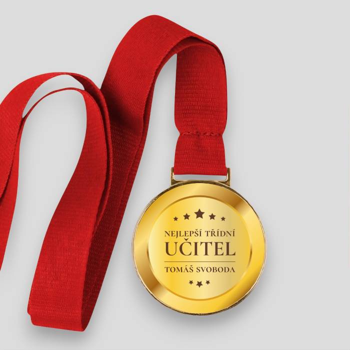 Personalizovaná medaile - Nejlepší třídní učitel
