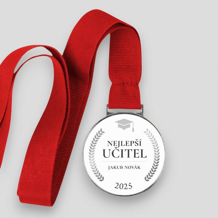 Personalizovaná medaile - Nejlepší učitel