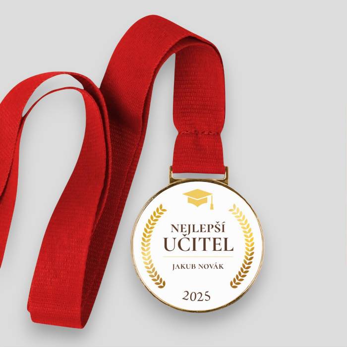 Personalizovaná medaile - Nejlepší učitel