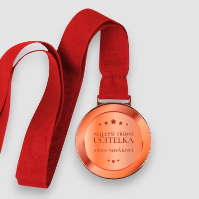Personalizovaná medaile - Nejlepší třídní učitelka
