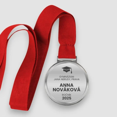 Personalizovaná medaile - Absolvent v barvách