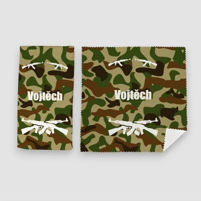 Personalizovaná sada na brýle – Vojenský maskáč