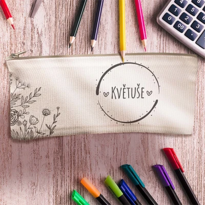 Personalizovaný peračník - Jméno osoby napsané v kroužku