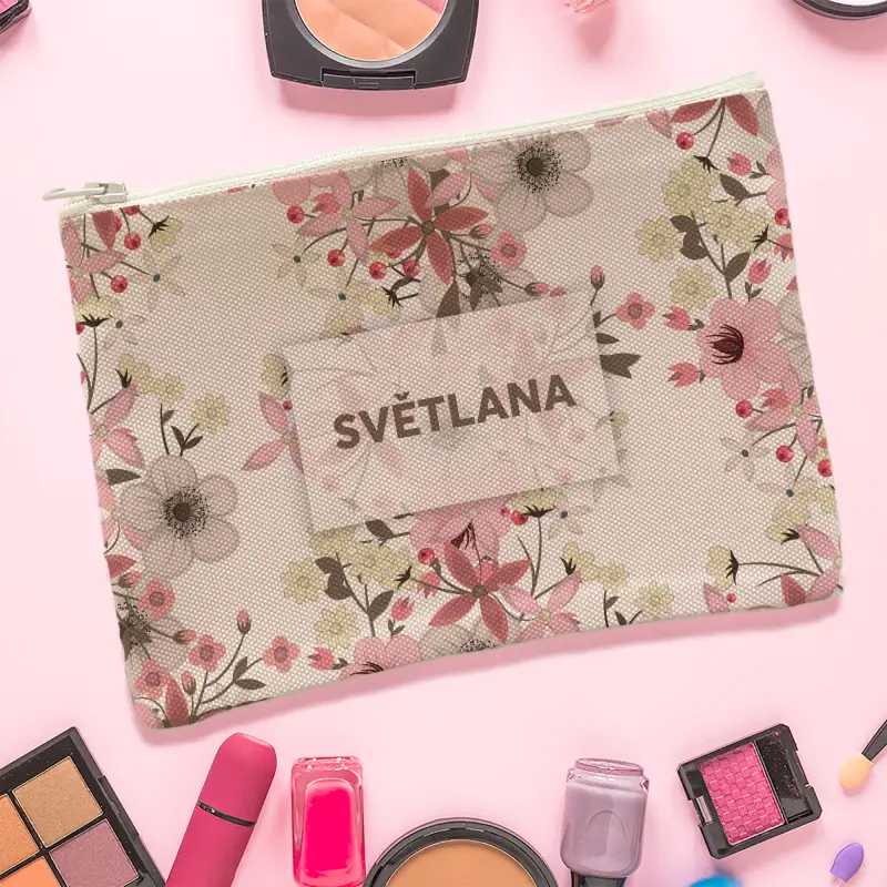 Personalizovaná kosmetická taštička - Jednoduché s názvem
