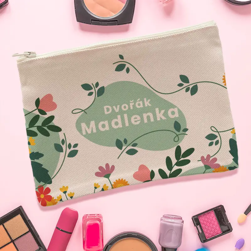 Personalizovaná kosmetická taštička - jméno a příjmení