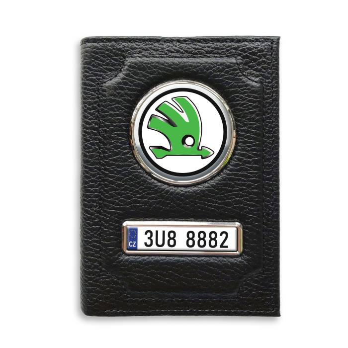 Personalizovaná peněženka na doklady Skoda