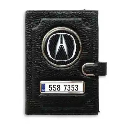 Peněženka na doklady s klipem Acura