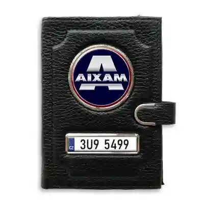 Peněženka na doklady s klipem Aixam