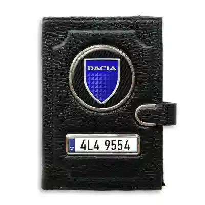 Peněženka na doklady s klipem Dacia Old