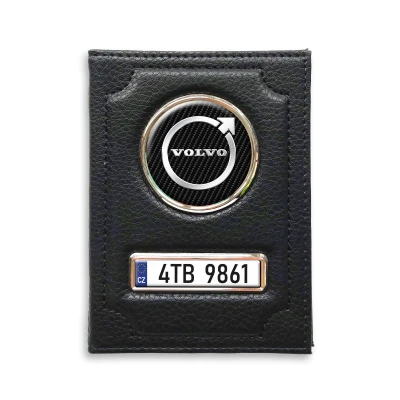 Pouzdro na doklady Volvo Black