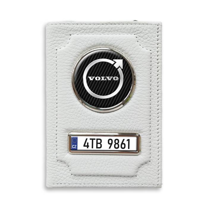 Personalizovaná peněženka na doklady Volvo Black
