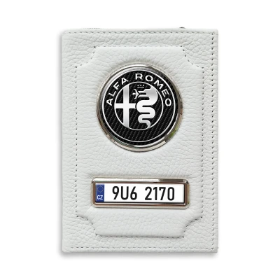Personalizovaná peněženka na doklady Alfa Romeo Silver