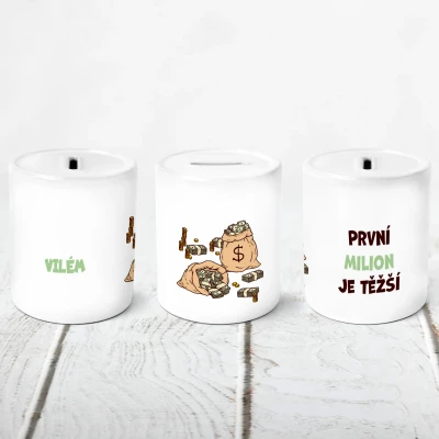 Personalizované prasátko - První milion