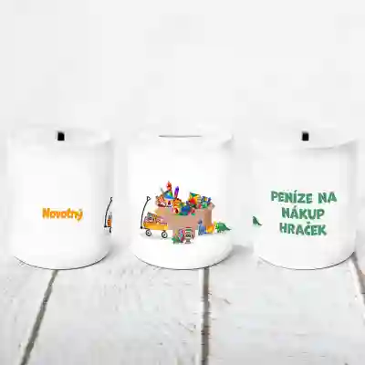 Personalizované prasátko - Peníze na hračky