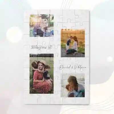 Personalizované puzzle s obrázky - pro matku