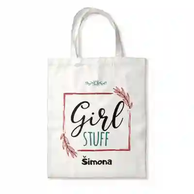 Personalizovaný taška - Girl Stuff