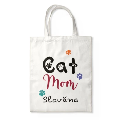 Personalizovaný taška - Cat Mom
