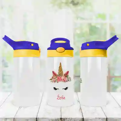 Personalizovaná dětská láhev - Jednorožec