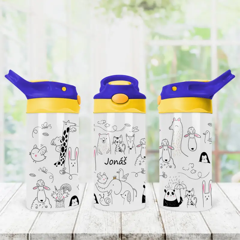 Personalizovaná dětská láhev - Zvířata