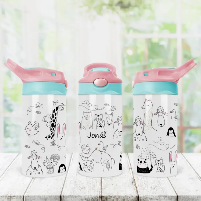 Personalizovaná dětská láhev - Zvířata