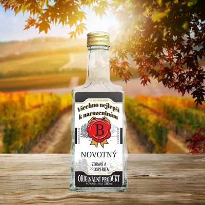 Láhve s personalizovaným štítkem - Whisky 