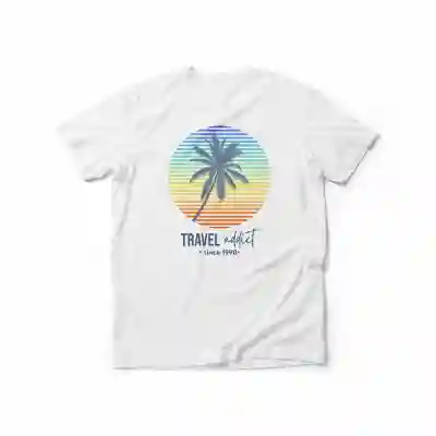 Personalizované pánské tričko - Travel addict