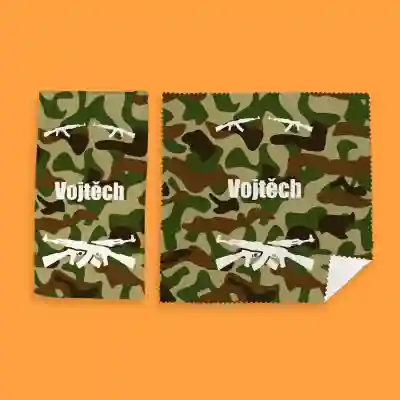 Personalizovaná sada na brýle – Vojenský maskáč