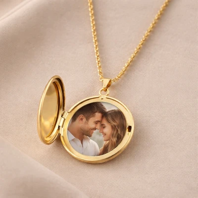 Medailonový náhrdelník s fotografií