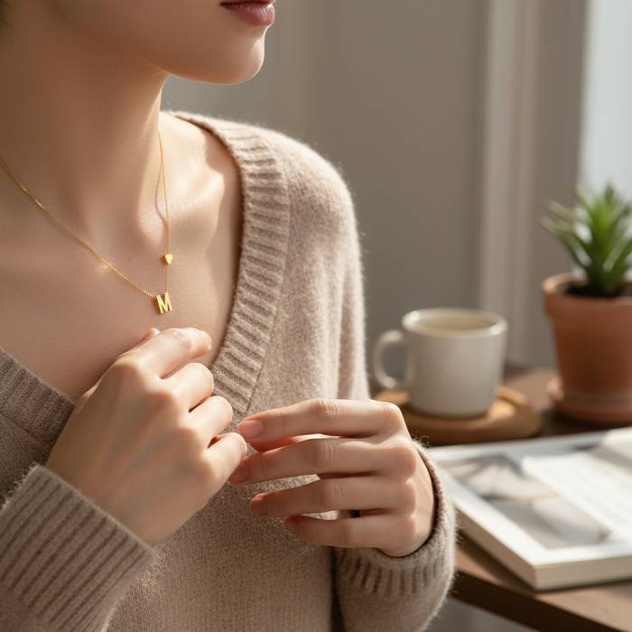 Personalizovaný náhrdelník s tvou iniciálou