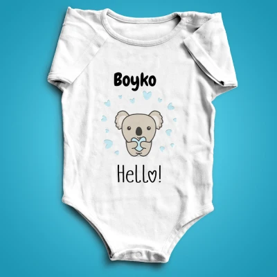 Personalizované kojenecké body - Bear