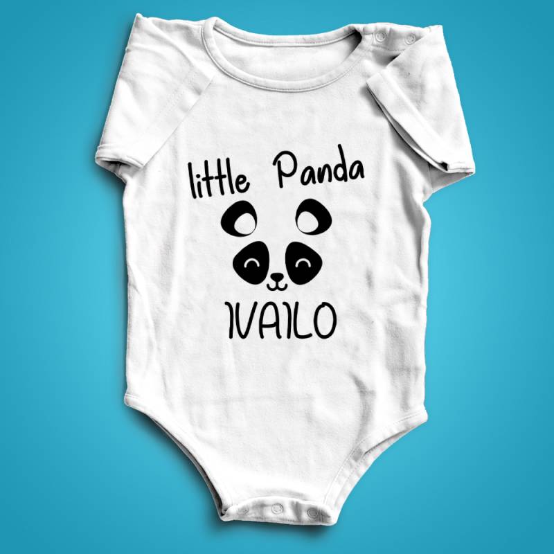 Personalizované kojenecké body - Malá panda