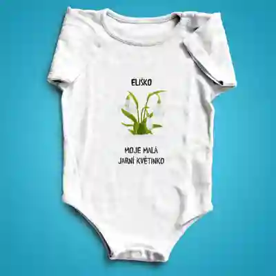 Body pro miminko s personalizací - Malý sněženec