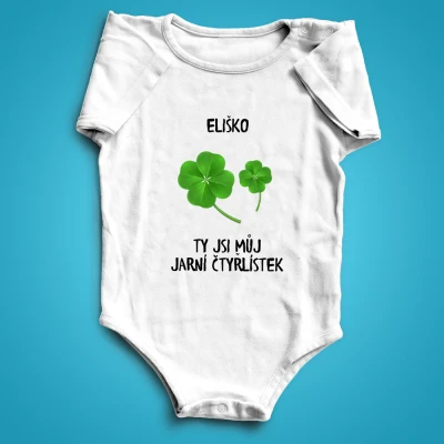 Body pro miminko s personalizací - Štěstíčko