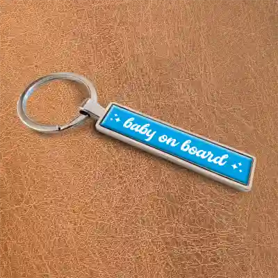 Personalizovaná klíčenka - Miminko v autě