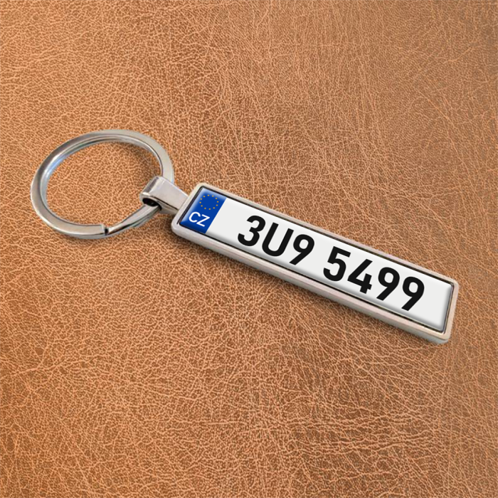 Personalizovaná klíčenka - Bílé jméno